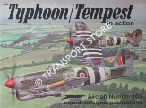 Book cover of Typhoon / Tempest in action by SCUTTS, Jerry